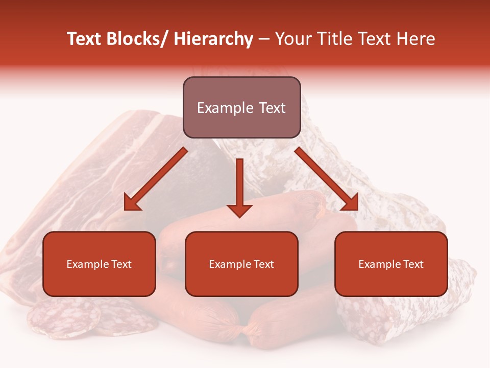 Piece Meat Isolated PowerPoint Template