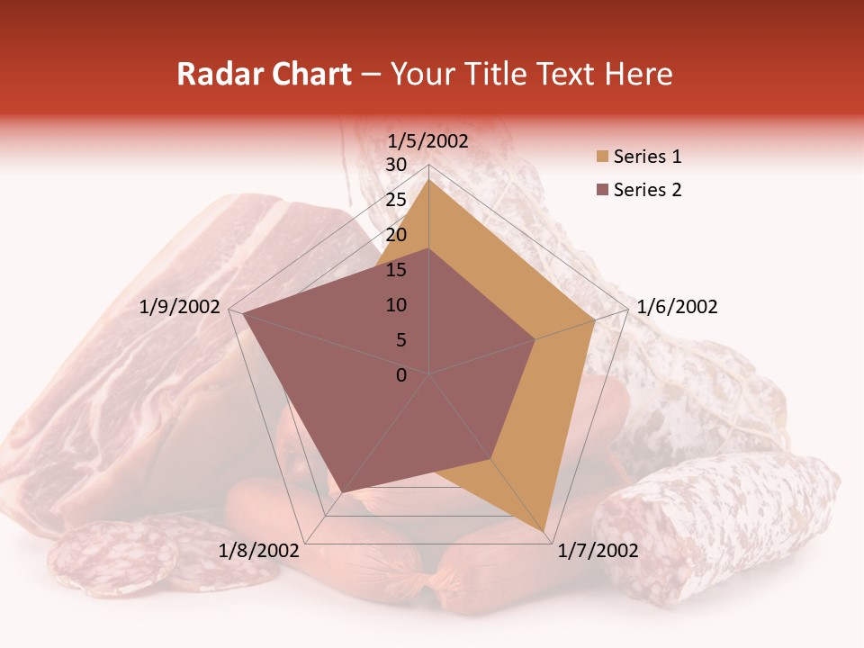 Piece Meat Isolated PowerPoint Template