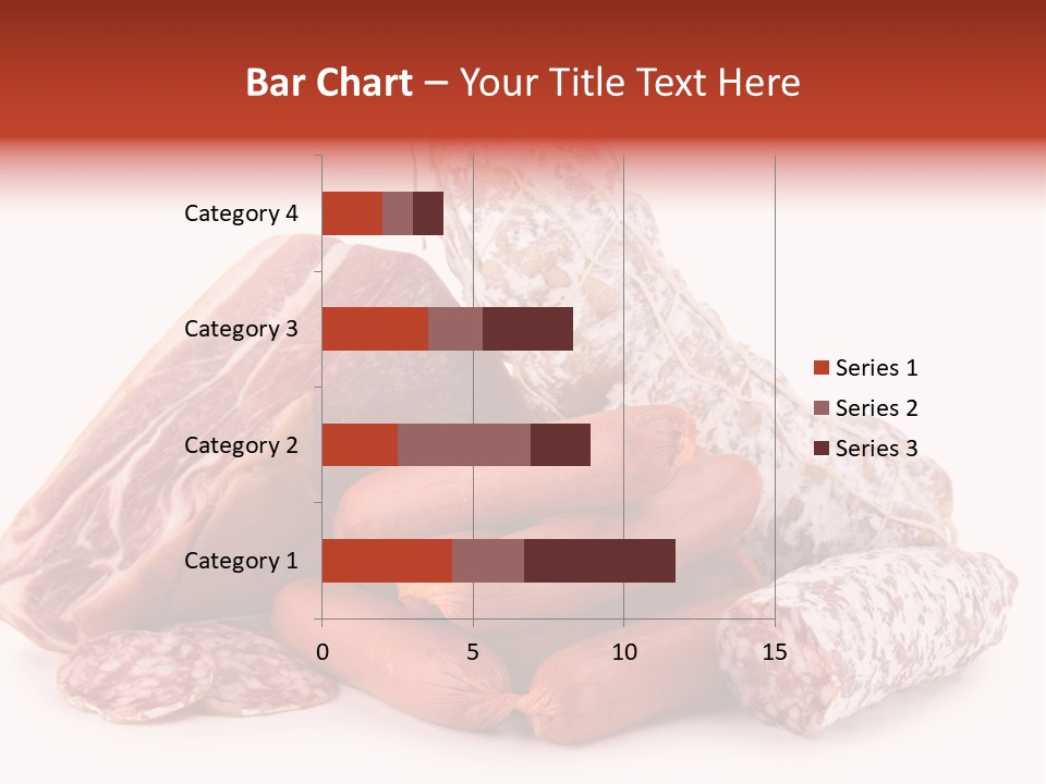 Piece Meat Isolated PowerPoint Template