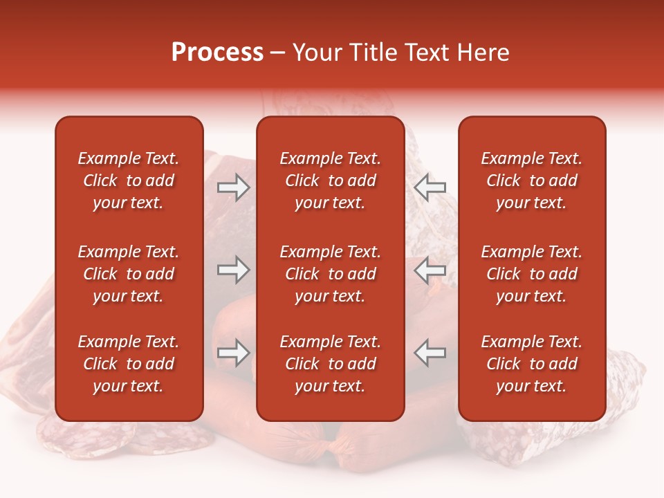 Piece Meat Isolated PowerPoint Template