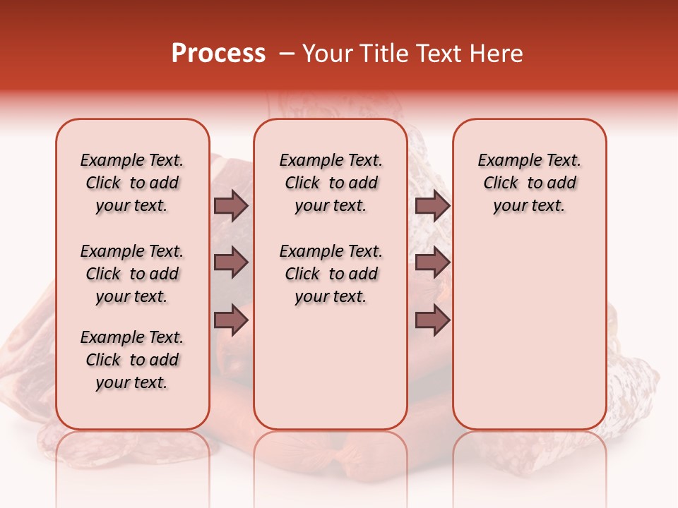Piece Meat Isolated PowerPoint Template