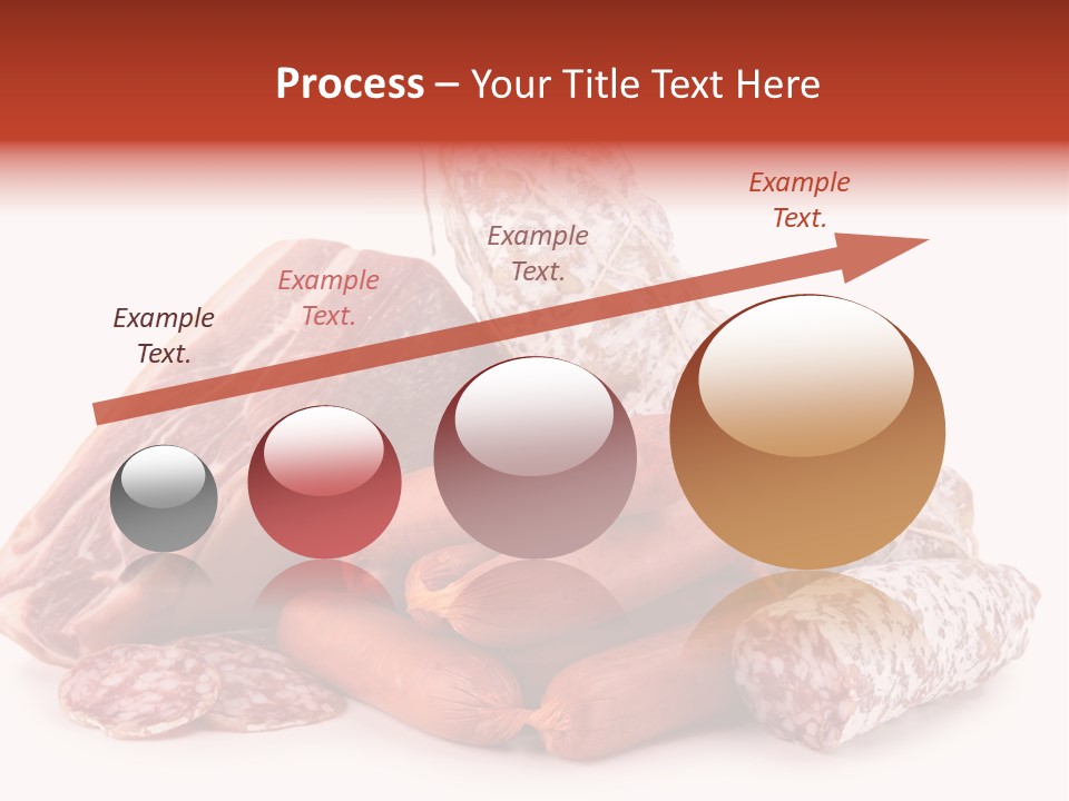 Piece Meat Isolated PowerPoint Template