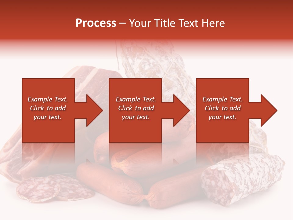 Piece Meat Isolated PowerPoint Template