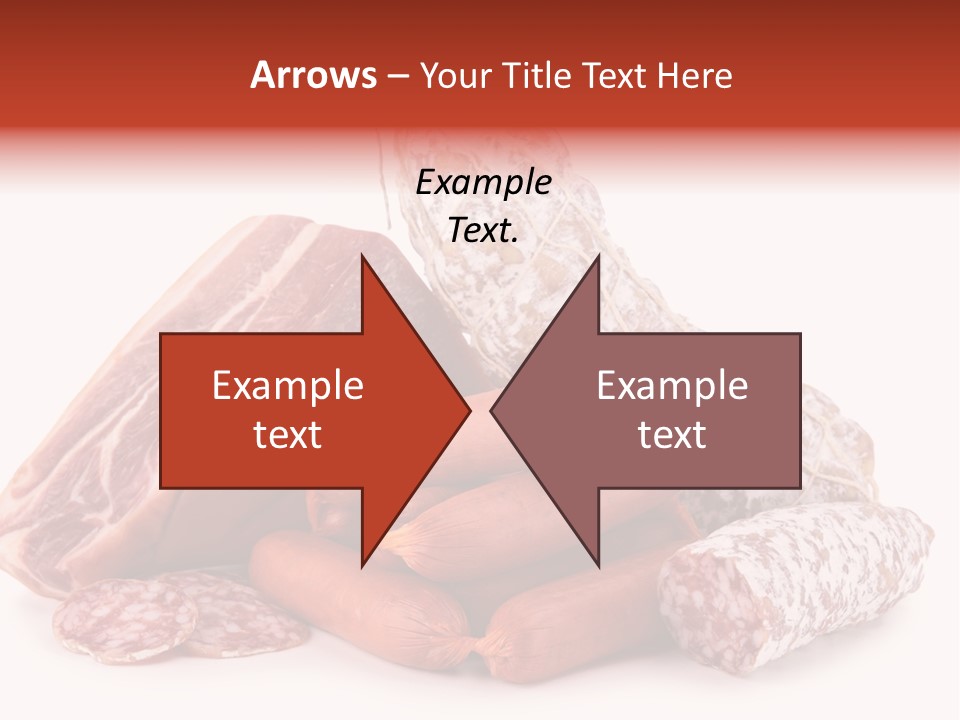 Piece Meat Isolated PowerPoint Template