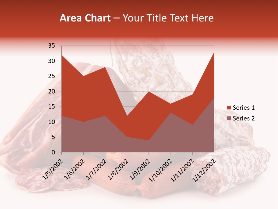 Piece Meat Isolated PowerPoint Template