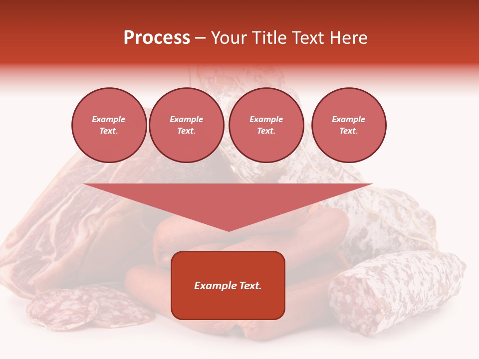 Piece Meat Isolated PowerPoint Template