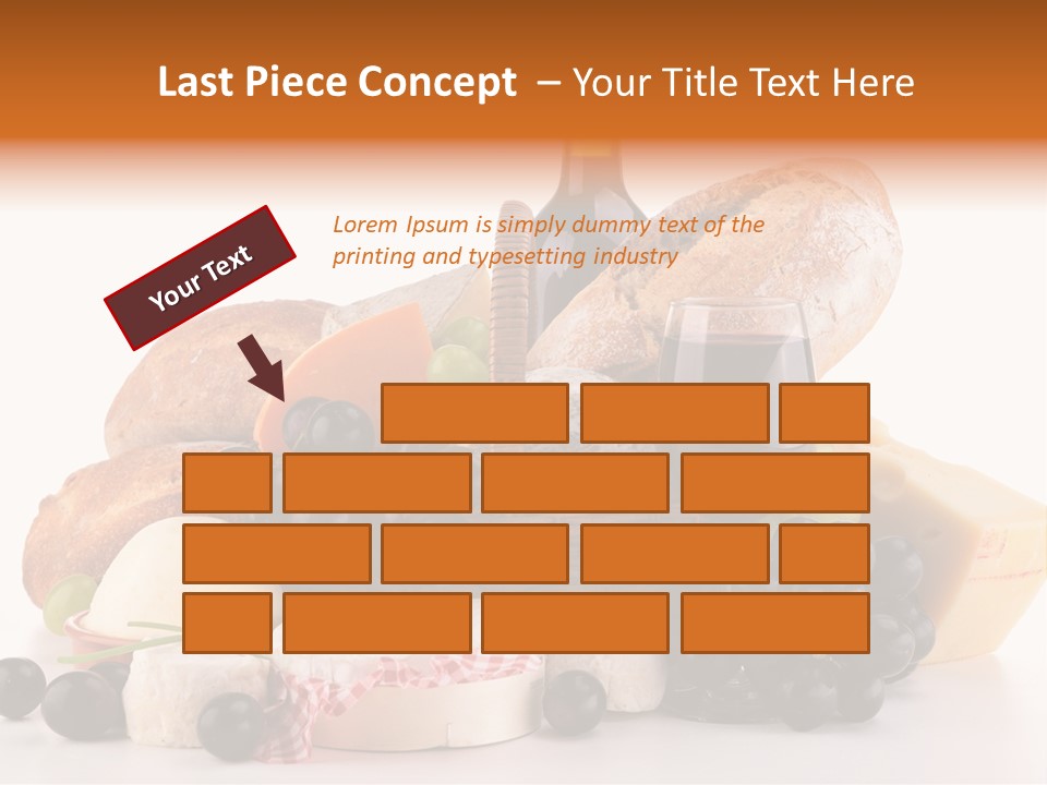 French Lunch Fresh PowerPoint Template