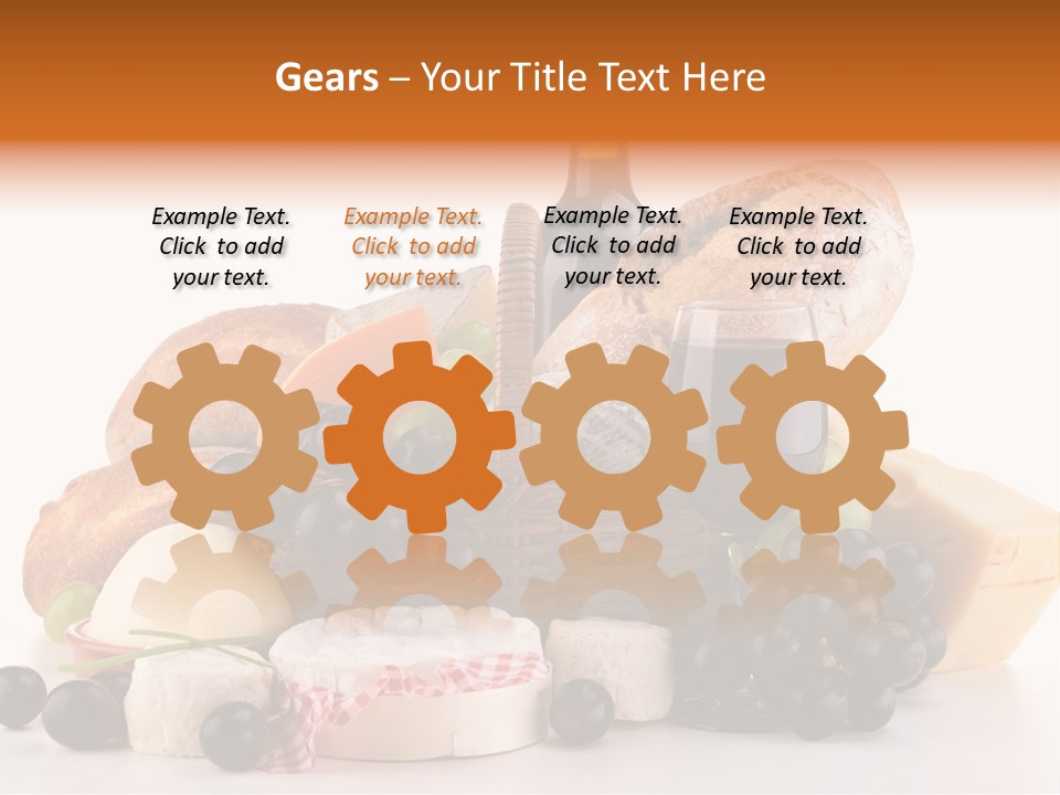 French Lunch Fresh PowerPoint Template