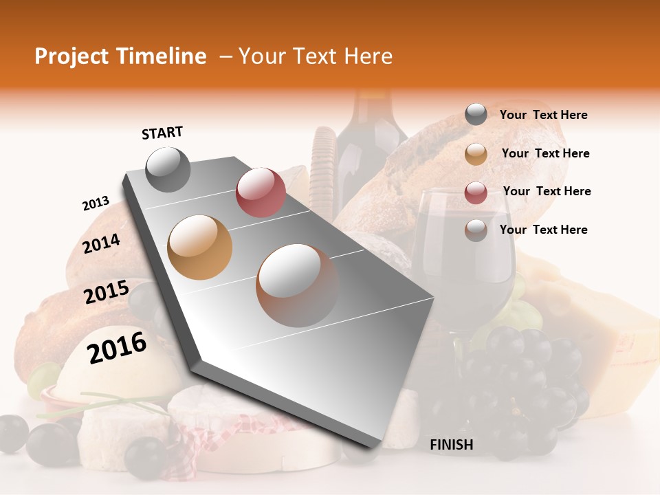 French Lunch Fresh PowerPoint Template