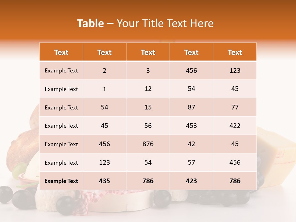 French Lunch Fresh PowerPoint Template