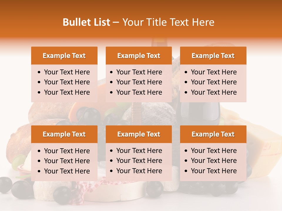 French Lunch Fresh PowerPoint Template