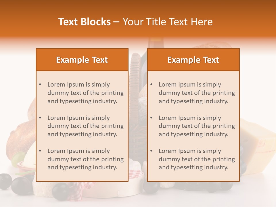 French Lunch Fresh PowerPoint Template