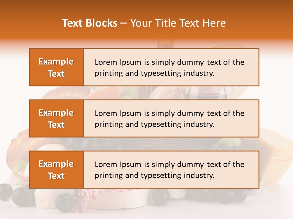 French Lunch Fresh PowerPoint Template