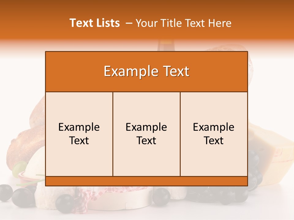 French Lunch Fresh PowerPoint Template
