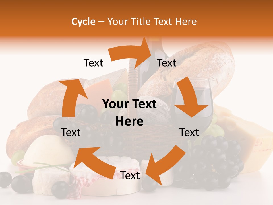 French Lunch Fresh PowerPoint Template