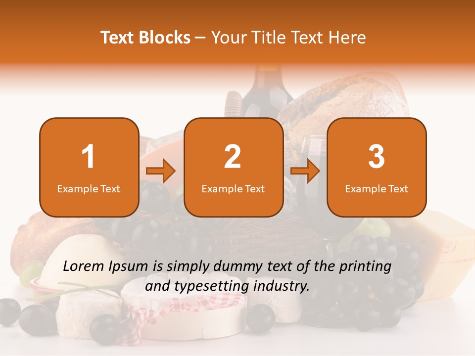 French Lunch Fresh PowerPoint Template