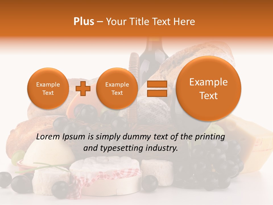 French Lunch Fresh PowerPoint Template