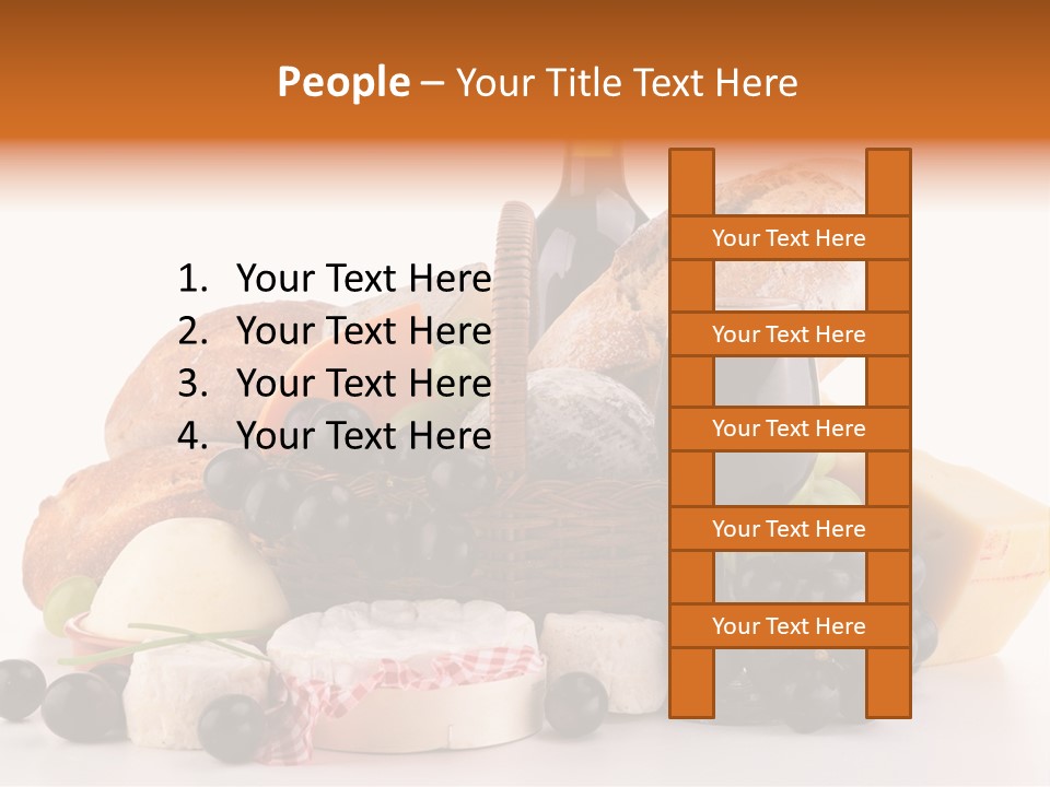 French Lunch Fresh PowerPoint Template