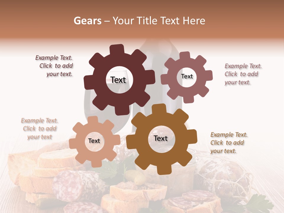 Composition Lunch Parsley PowerPoint Template