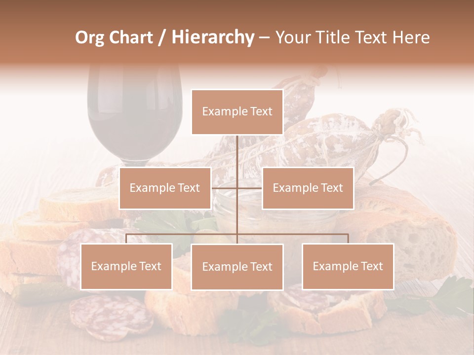 Toast Appetizer Meat PowerPoint Template