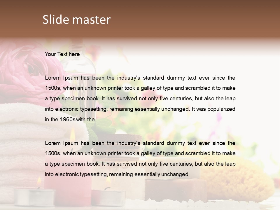 Healthcare Body Moisture PowerPoint Template