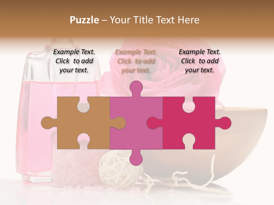 Zen Pamper Products PowerPoint Template