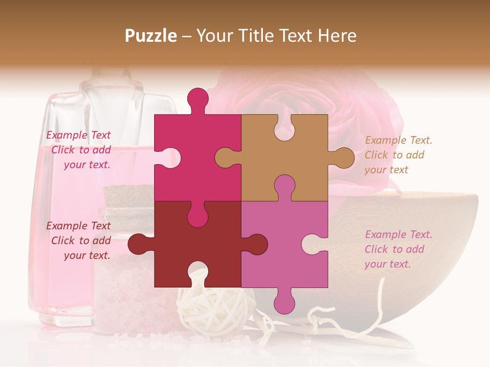 Zen Pamper Products PowerPoint Template