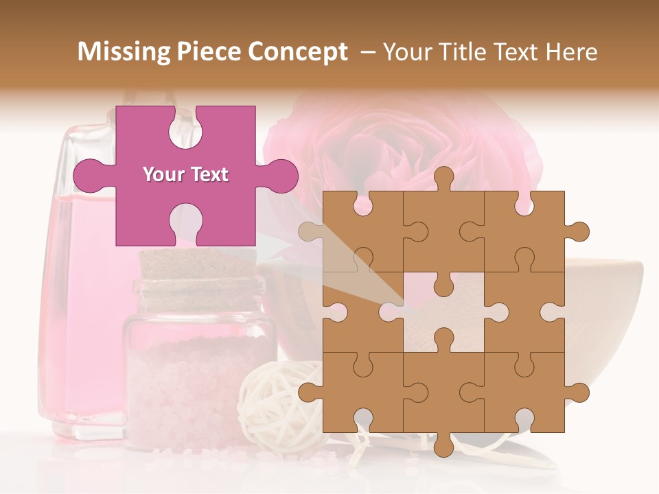 Zen Pamper Products PowerPoint Template