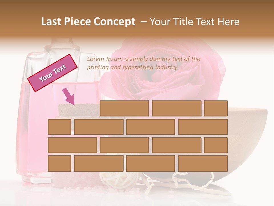 Zen Pamper Products PowerPoint Template