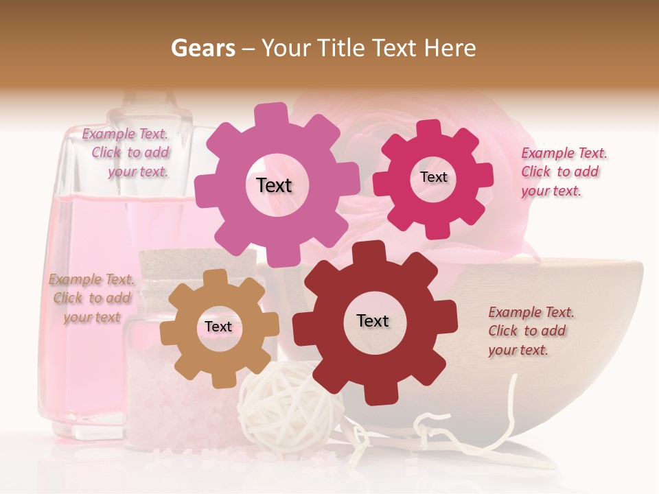 Zen Pamper Products PowerPoint Template