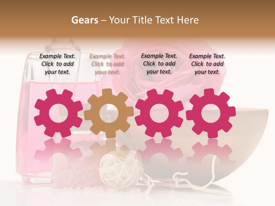 Zen Pamper Products PowerPoint Template