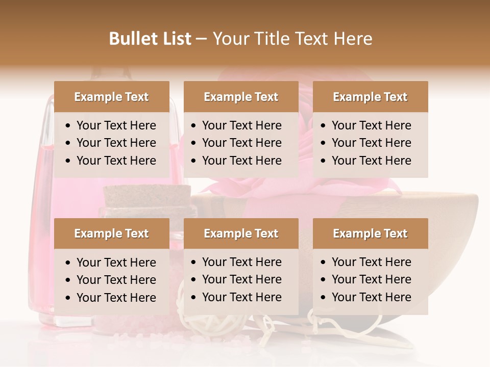 Zen Pamper Products PowerPoint Template
