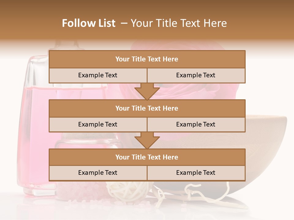 Zen Pamper Products PowerPoint Template