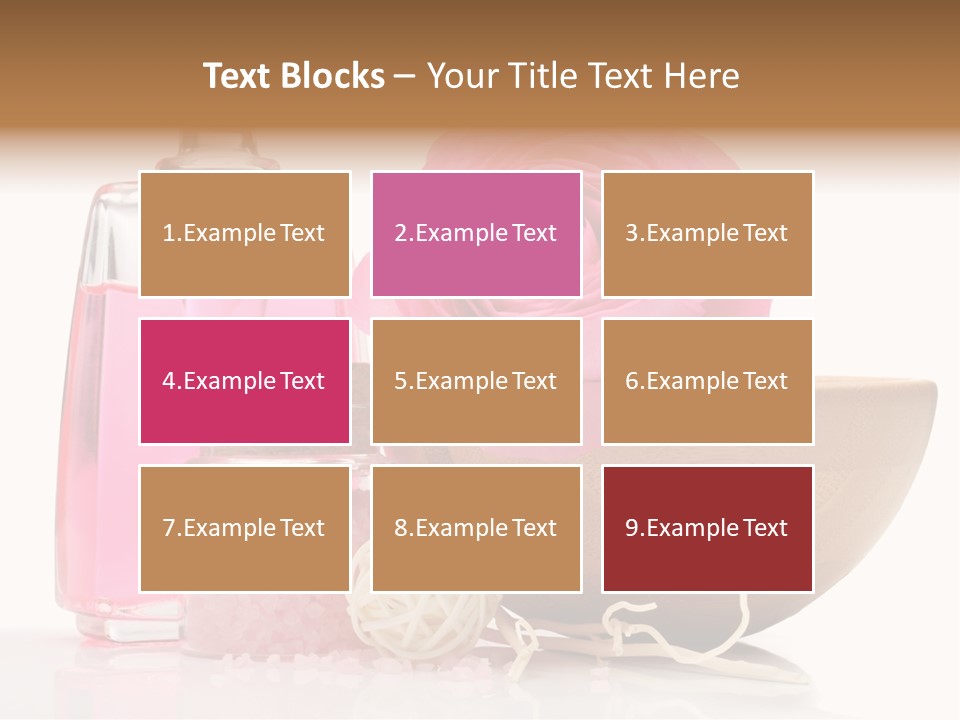 Zen Pamper Products PowerPoint Template