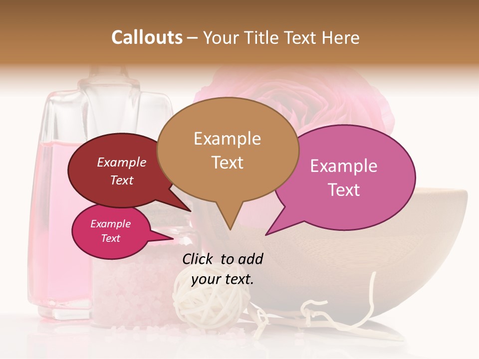 Zen Pamper Products PowerPoint Template