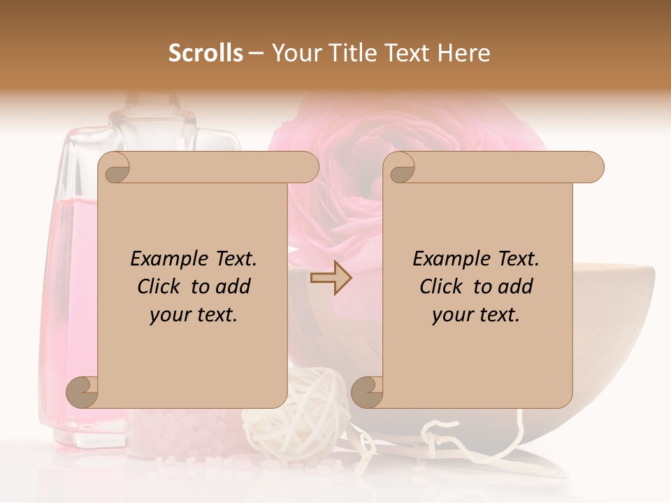 Zen Pamper Products PowerPoint Template