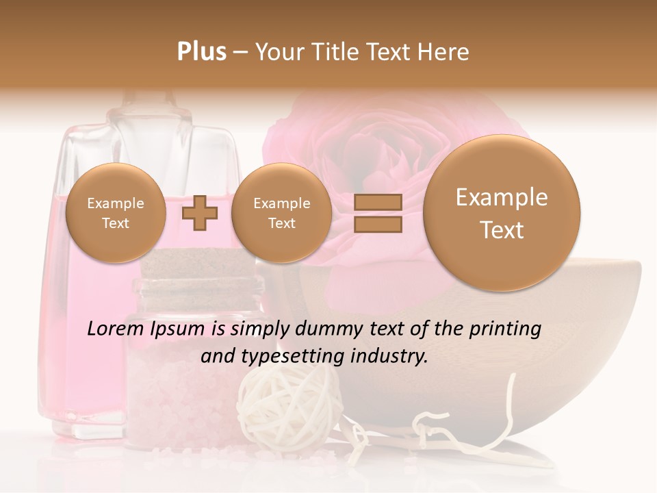 Zen Pamper Products PowerPoint Template