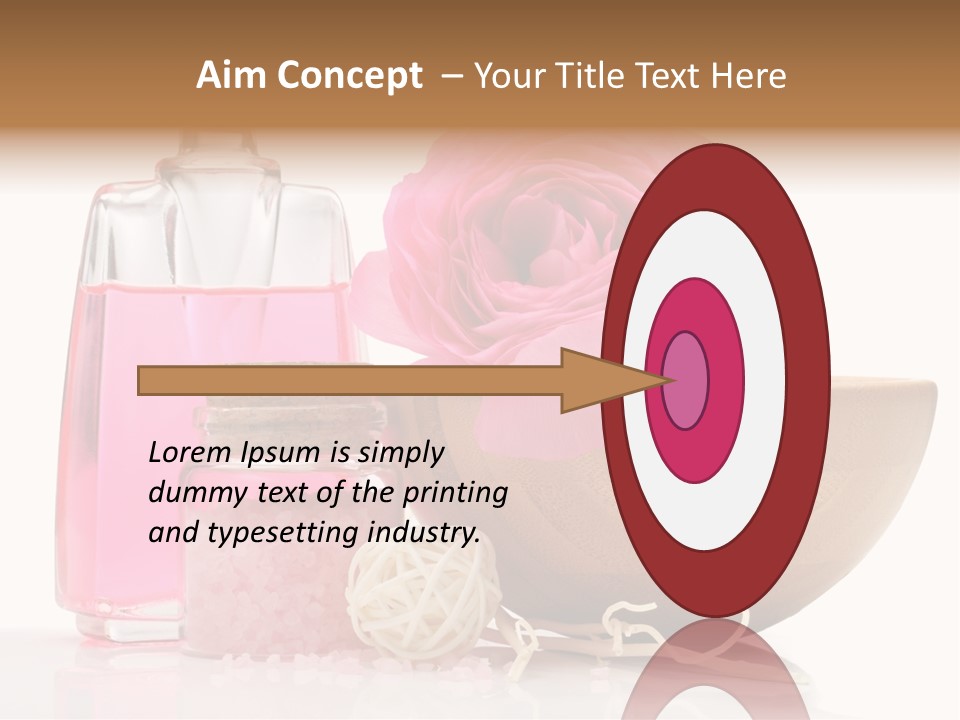 Zen Pamper Products PowerPoint Template