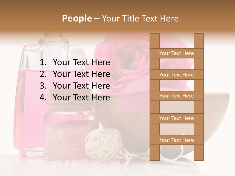 Zen Pamper Products PowerPoint Template