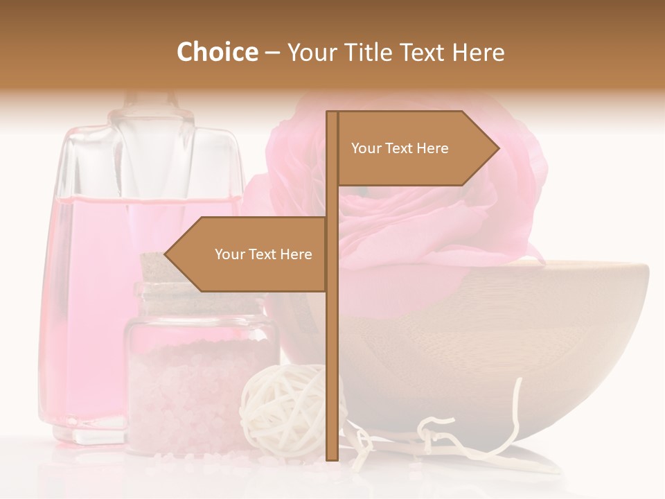 Zen Pamper Products PowerPoint Template