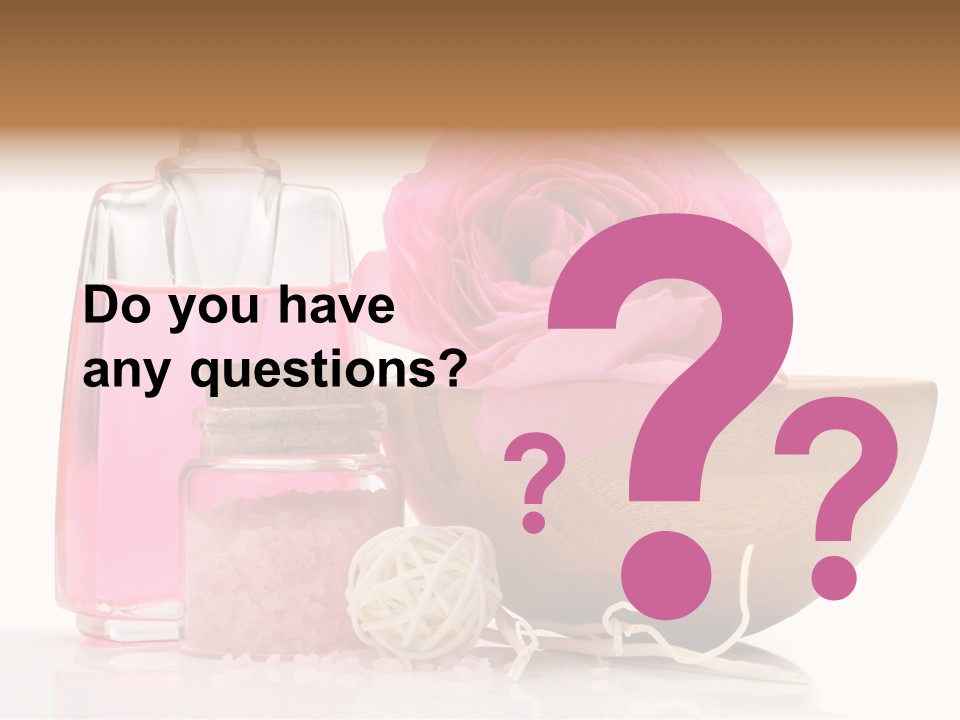 Zen Pamper Products PowerPoint Template