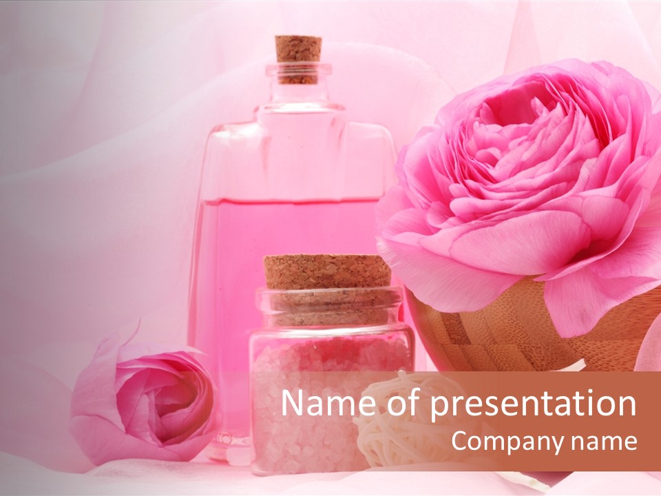 Plant Aroma White PowerPoint Template