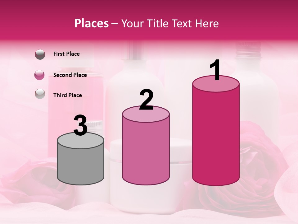 Bottle Persian Buttercup Copy PowerPoint Template