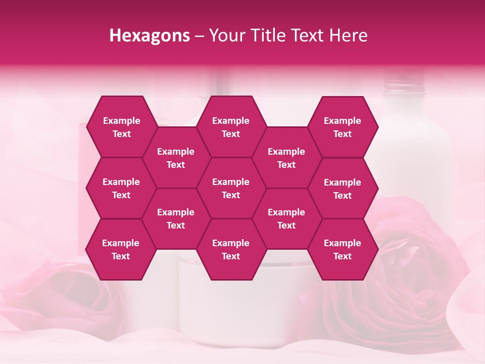 Bottle Persian Buttercup Copy PowerPoint Template