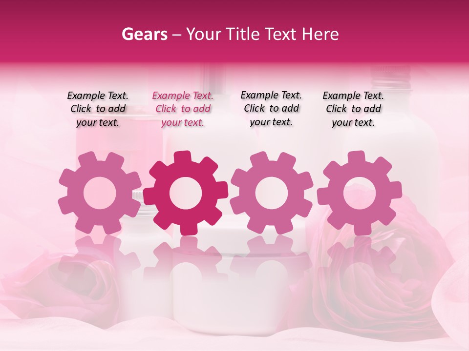 Bottle Persian Buttercup Copy PowerPoint Template