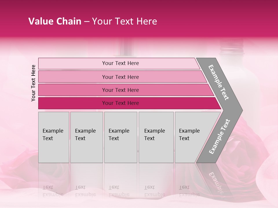 Bottle Persian Buttercup Copy PowerPoint Template