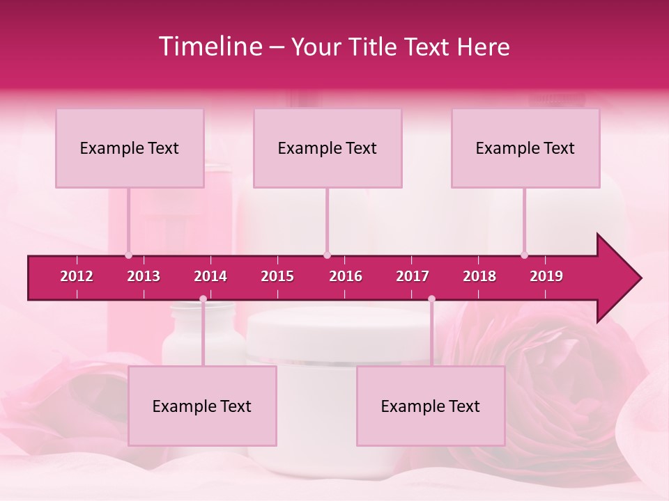 Bottle Persian Buttercup Copy PowerPoint Template