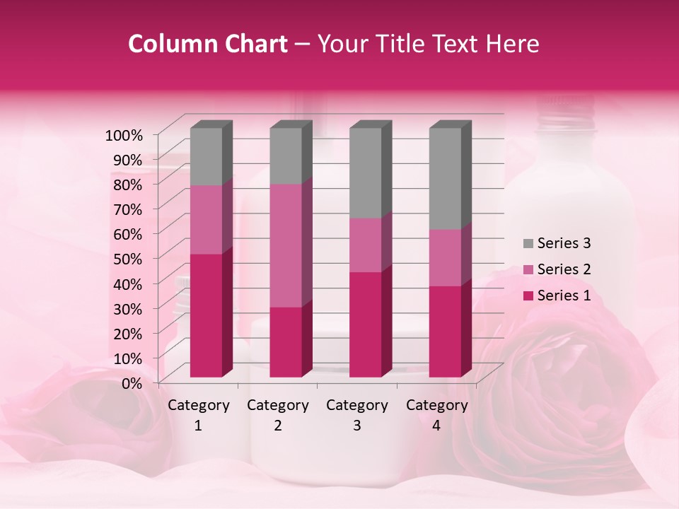 Bottle Persian Buttercup Copy PowerPoint Template