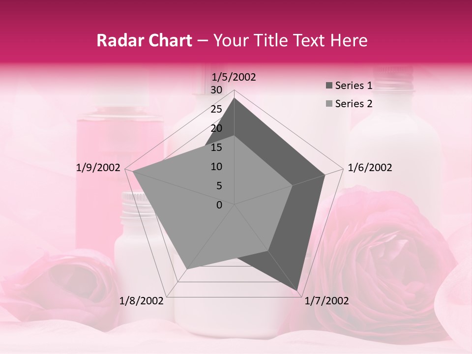 Bottle Persian Buttercup Copy PowerPoint Template