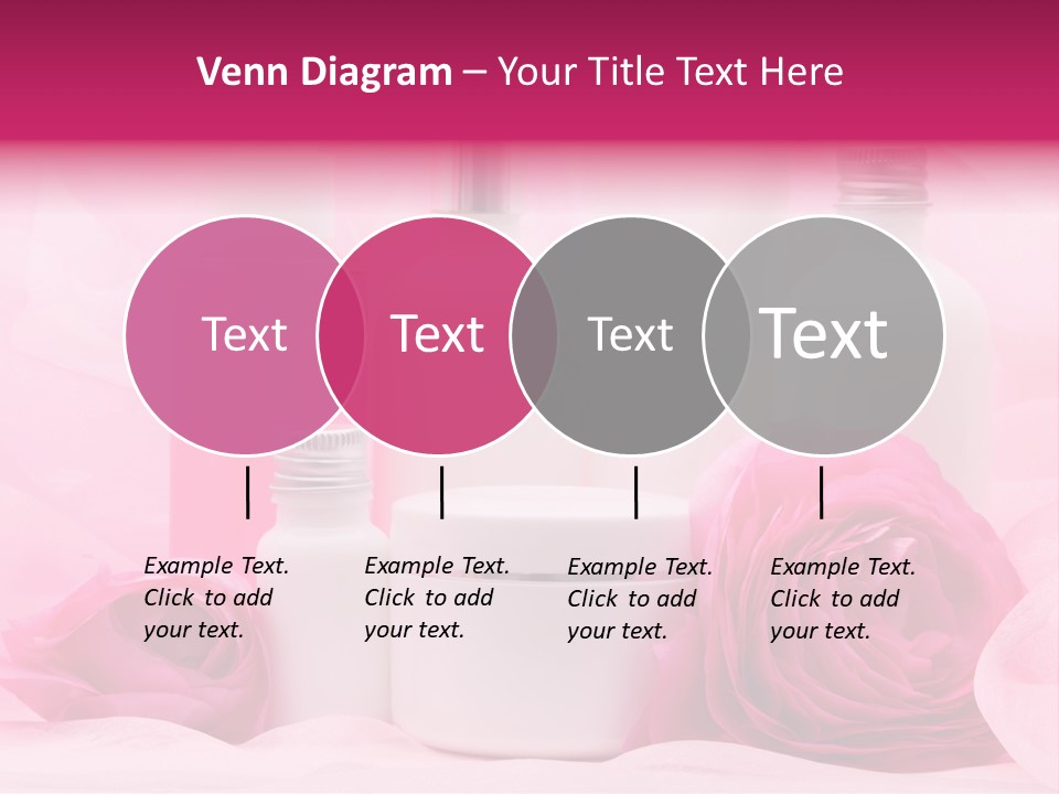 Bottle Persian Buttercup Copy PowerPoint Template